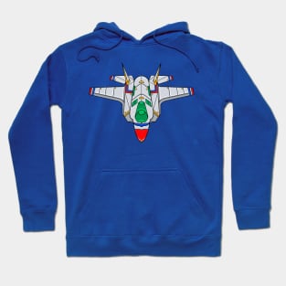 Mecha Cyborg Thunderbirds Ash Plane Hoodie